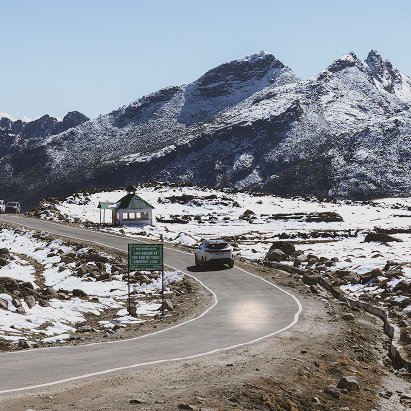 Sikkim mountain pass